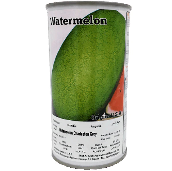 Watermelon Charleston Grey Seeds Tin