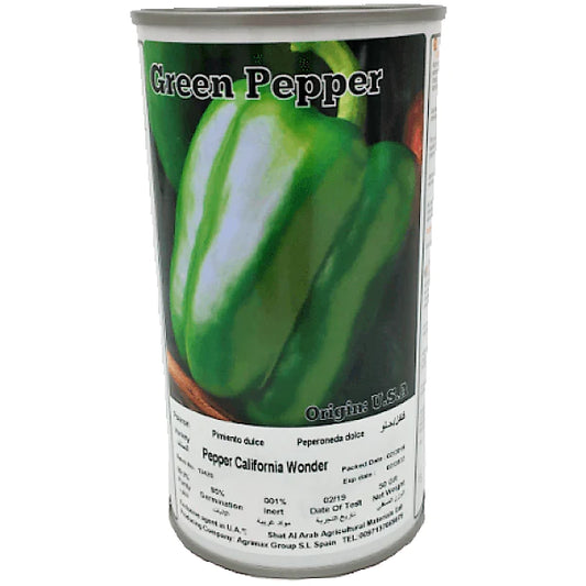 Pepper California Wonder Seeds Tin