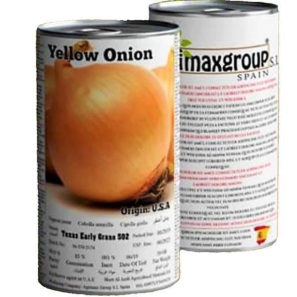 Yellow Onion Seeds Tin