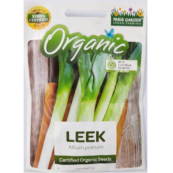 Organic Leek Seeds by Paris Garden Seeds