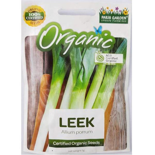 Organic Leek Seeds by Paris Garden Seeds