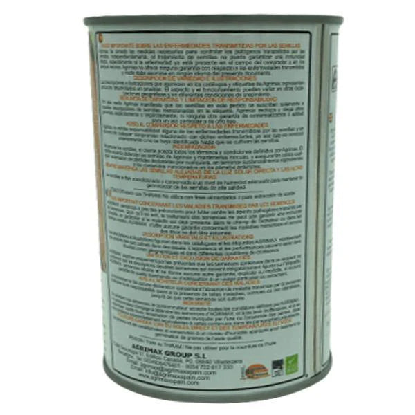 Clemson Spineless Okra Seeds Tin