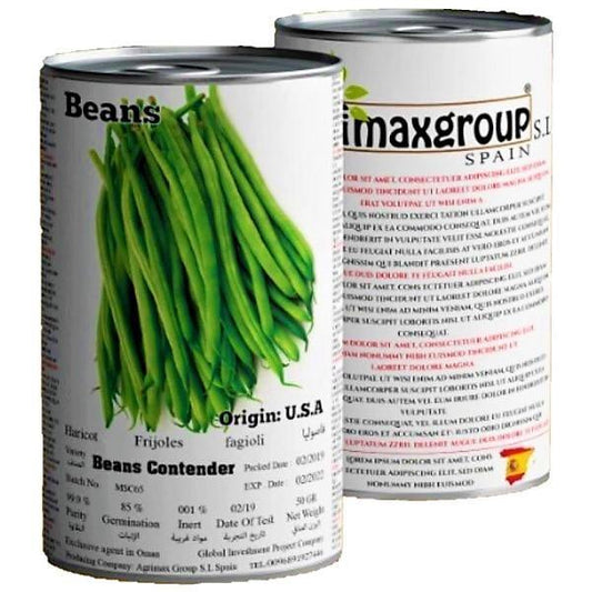 Beans Contender Seeds Tin
