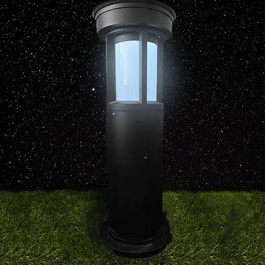 Solar Bolard Lamp Black
