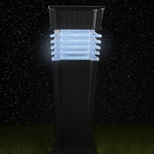 Solar Bolard Lamp Dark Gray