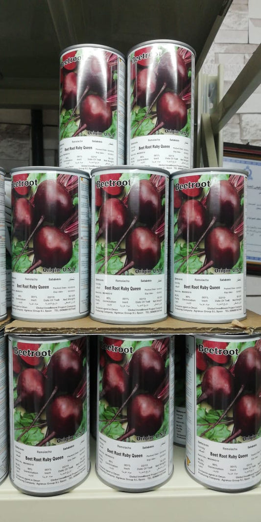 Ruby Queen Beetroot Seeds Tin