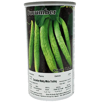 Cucumber Mekty White Trailing Seeds Tin