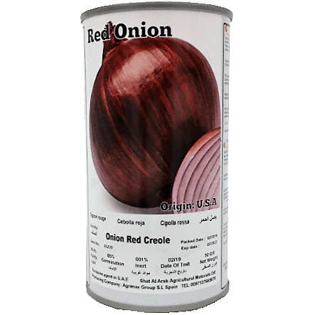 Onion red Creole Seeds Tin
