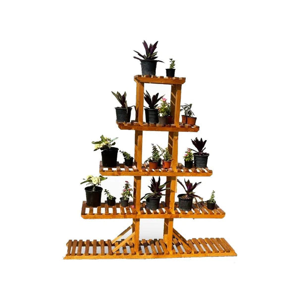 Handmade Five Tier Planter Shelf