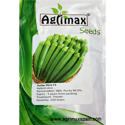 Turbo Okra Premium Quality Seeds