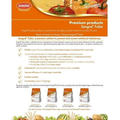 Sangral NPK and Micronutrients Fruits and Flowers Fertilizer