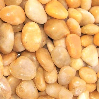 Yellow pebbles 3-5cm