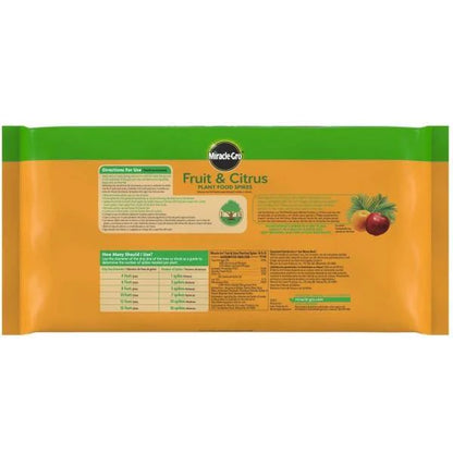Miracle-Gro Fruit & Citrus Fertilizer Spikes