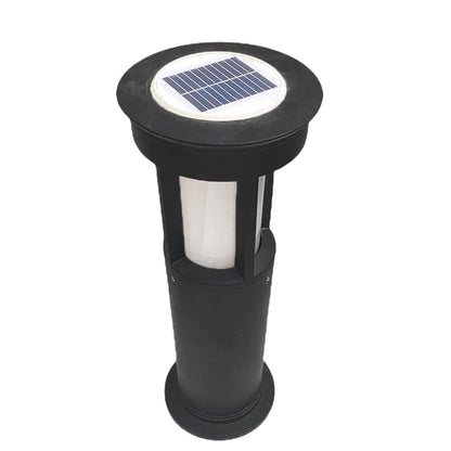 Solar Bolard Lamp Black