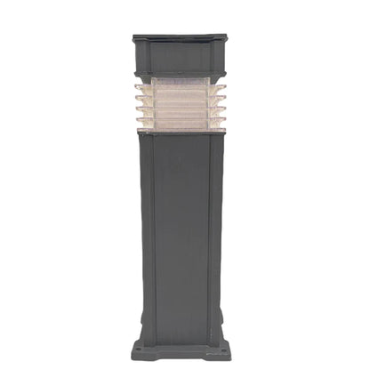 Solar Bolard Lamp Dark Gray