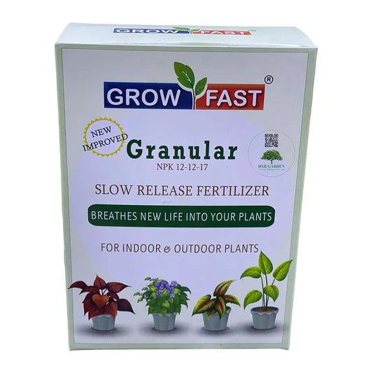 Grow Fast Granular Slow Release Fertilizer 12-12-17 For Indoor & Outdoor Plants